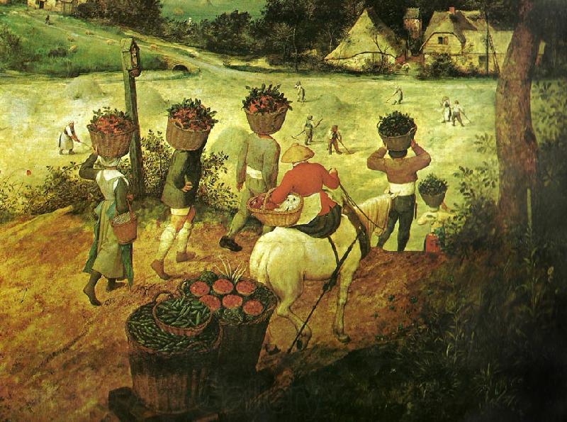 Pieter Bruegel detalilj fran slattern,juli Spain oil painting art